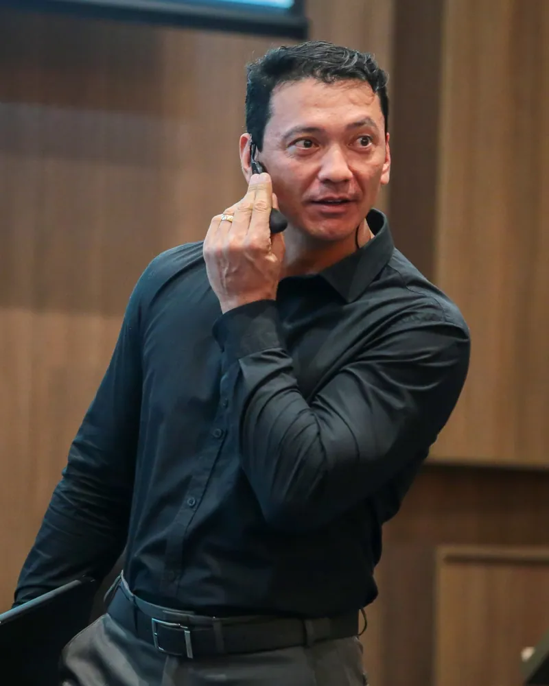 Luciano Tokikawa, fundador da TKC Business, durante palestra